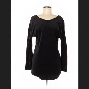 Victoria's Secret Black Comfy Long Sleeve Shirt SP